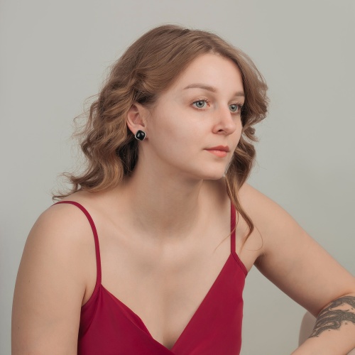 Серьги Possebon Agata Preto, A0892.4 S фото 2